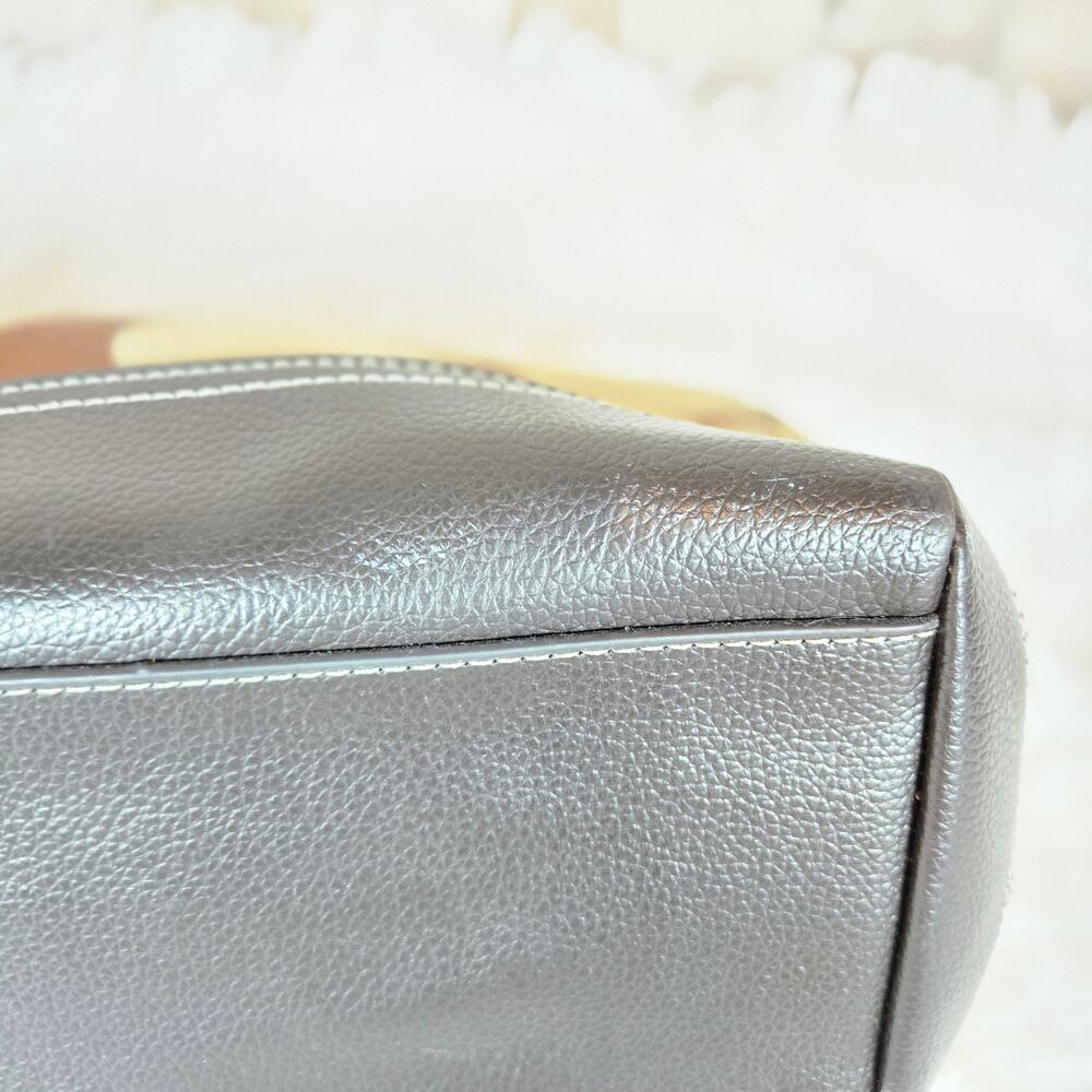 Y2K Purse Bag Brown and Tan Gold Accents NOT A COACH BAG - Picture 10 of 12